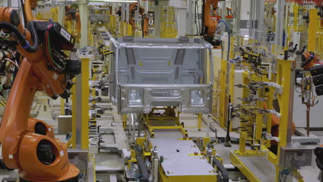 automated truck chassis assembly line