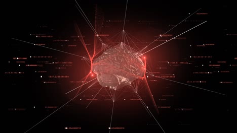 el fondo del cerebro abstracto 4k