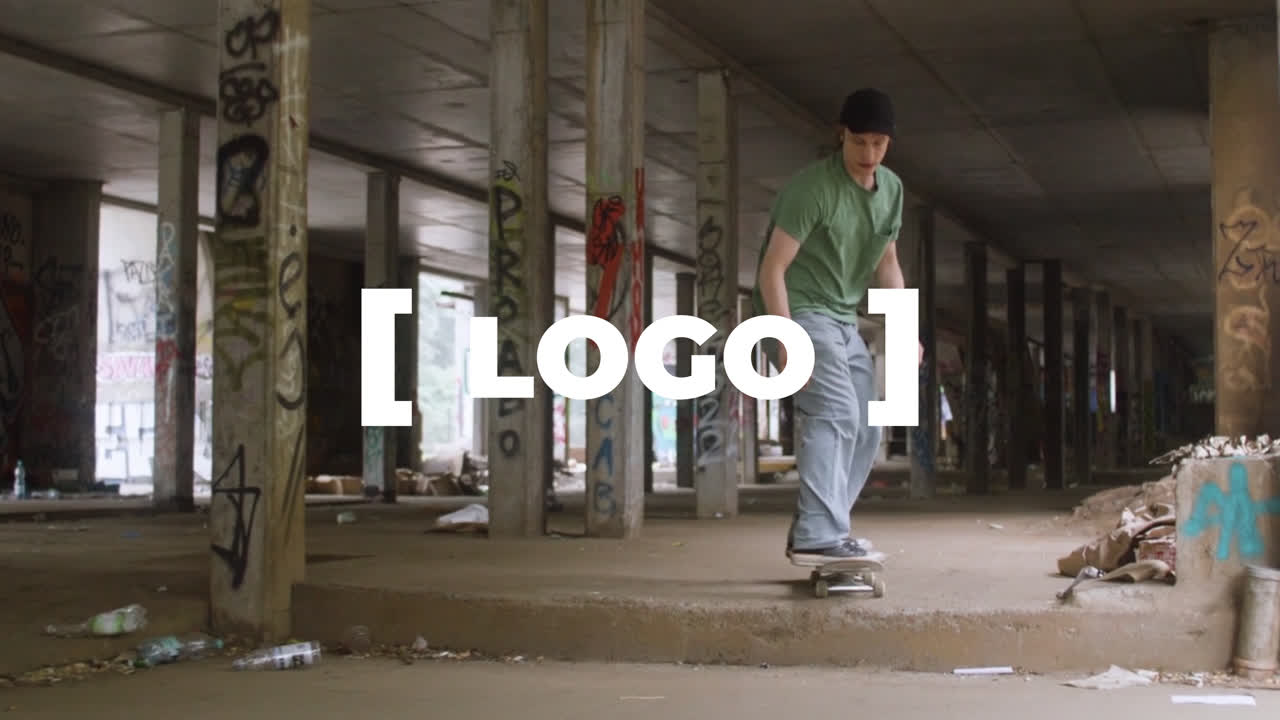 Skateboarder at Skatepark