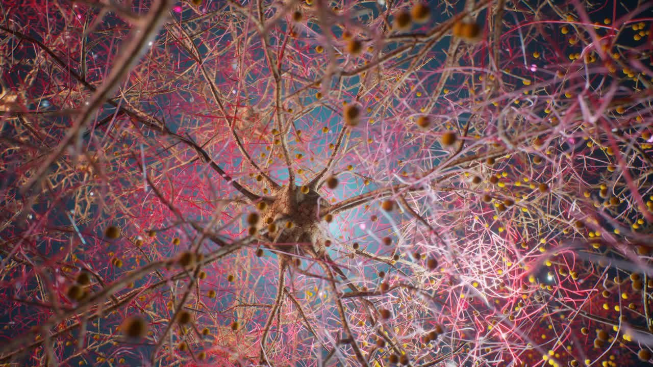 Human Neurons And Neural Network Connections