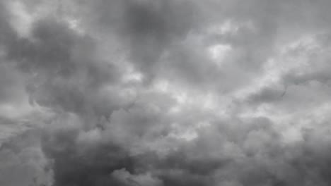 nube de tormenta stock video 4k