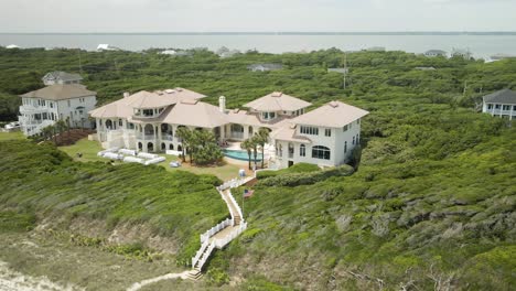 grand luxury beach resort emerald isle nc aerial tracking out