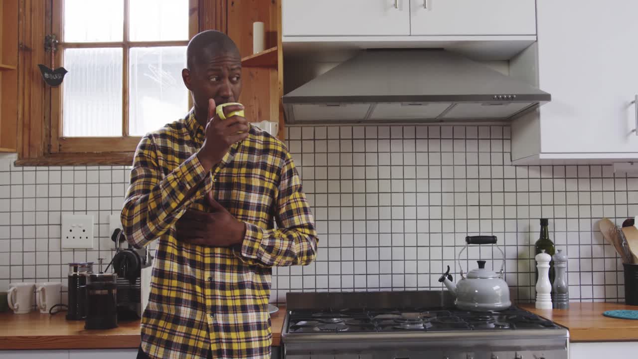 Family spending time at home together