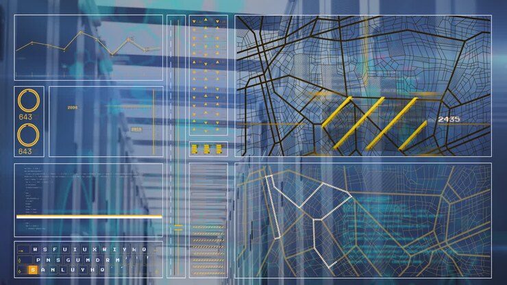 Animation of data processing over computer servers