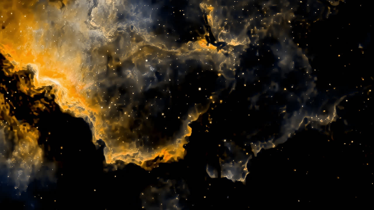 Gold smoke animated overlay, transparent 4K video, alpha channel, ProRes 4444