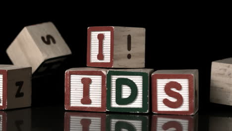 에이즈 블록에 떨어지는 hiv 블록