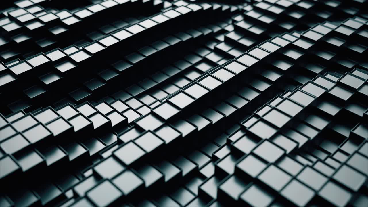 Abstract 3D Cube Pattern