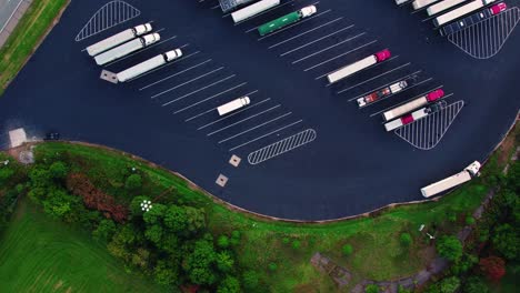 top-down-aerial-of-Service-Plaza-in-Elkhart-Indiana-USA