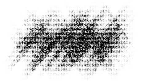 patrón de medio tono abstracto