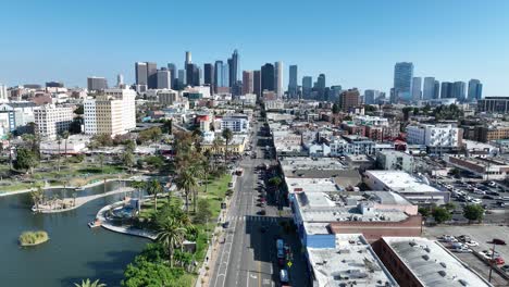 downtown los angeles at los angeles in california united states