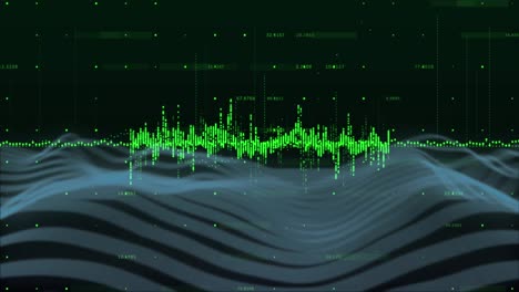 Animación-Del-Procesamiento-De-Datos-Sobre-Líneas