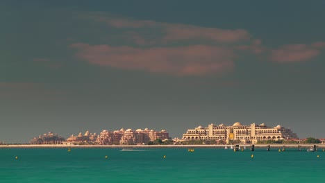 marina de dubai playa palm island casa privada panorama 4k lapso de tiempo emiratos árabes unidos