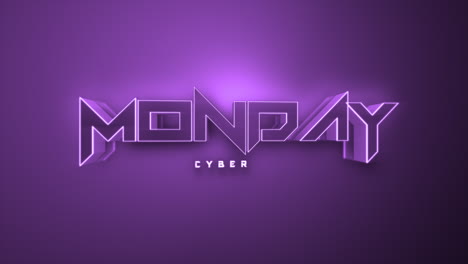Dunkler-Monochromer-Cyber-Monday-Text-Auf-Tiefviolettem-Farbverlauf
