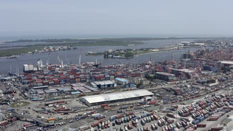 shipping port lagos drone 03