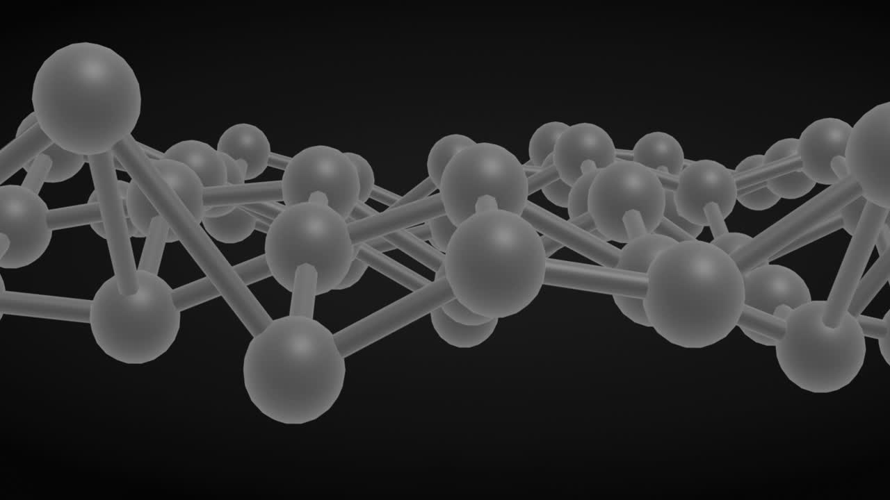 화학 공식에 대한 움직이는 모양의 애니메이션