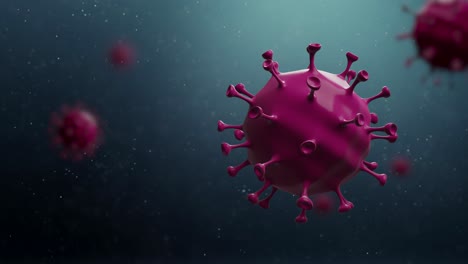 concetto di cellule di coronavirus