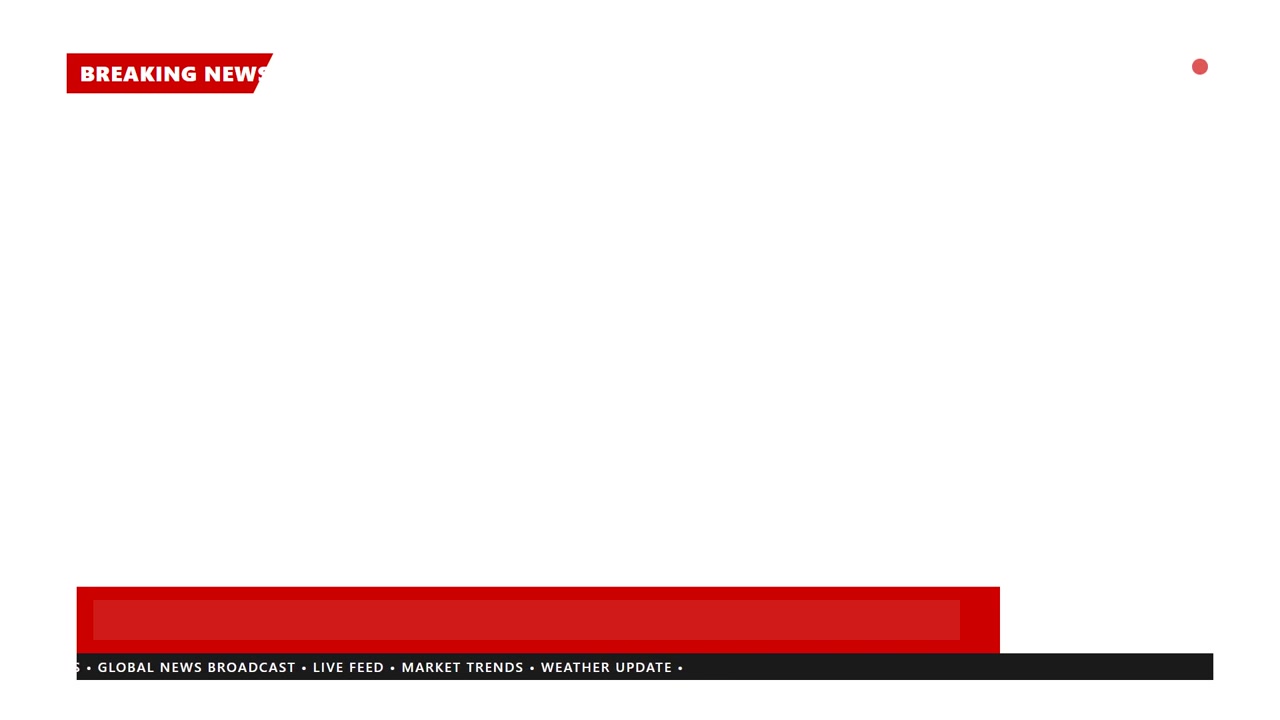 Breaking News Broadcast Lower Third Graphic Template