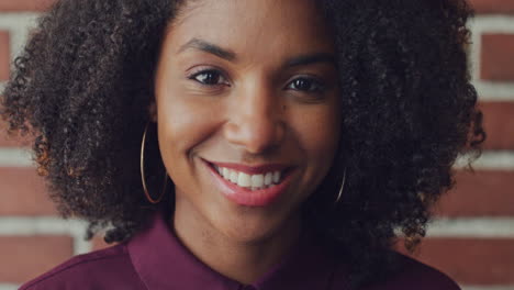 smile, portrait and south africa black woman happy