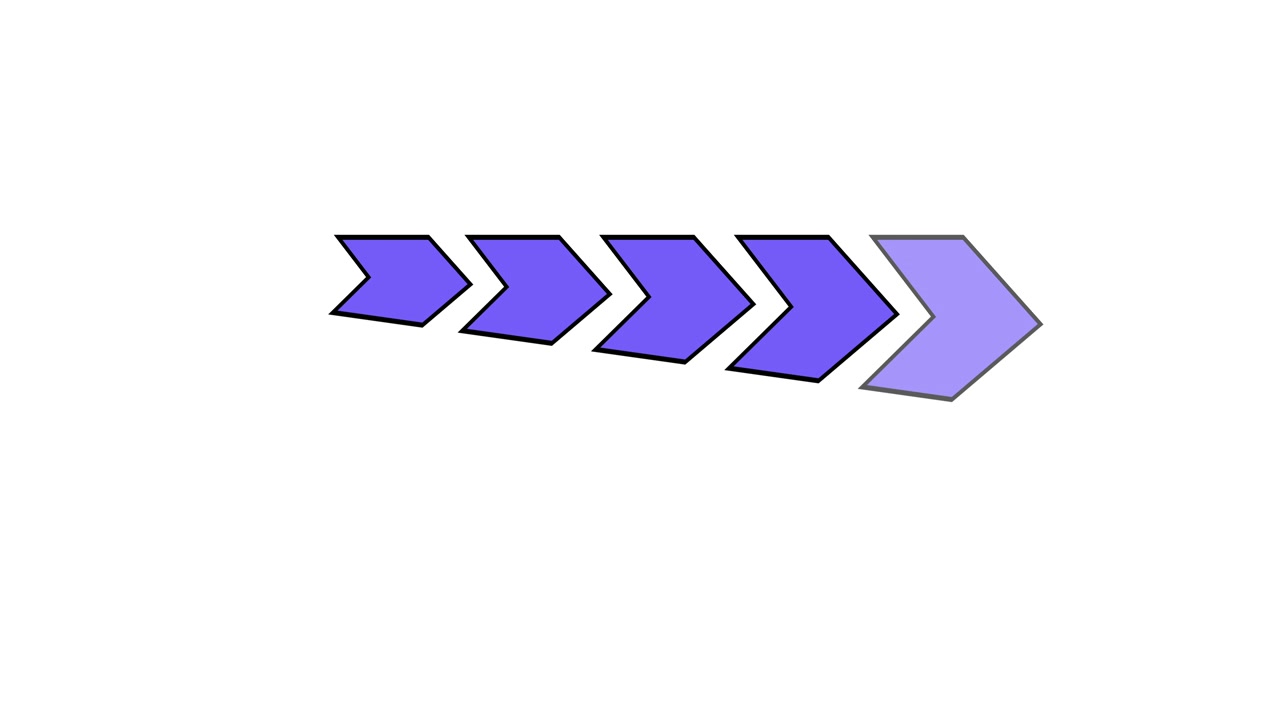 Animated Purple Arrows Indicating Progress or Flow