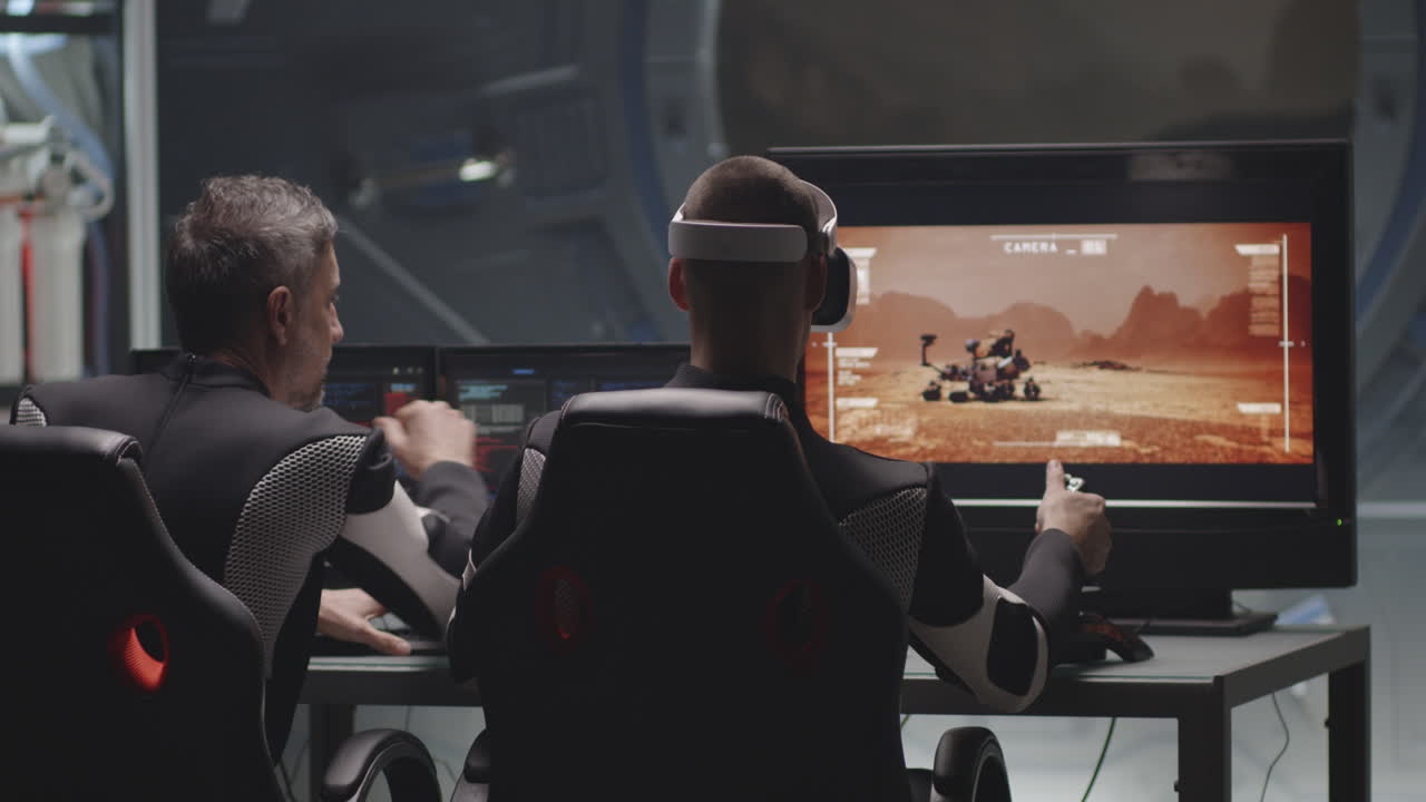 Space Mission Control Room