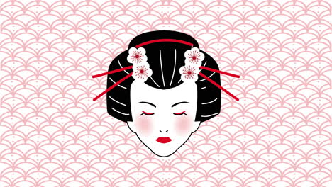 geisha portrait