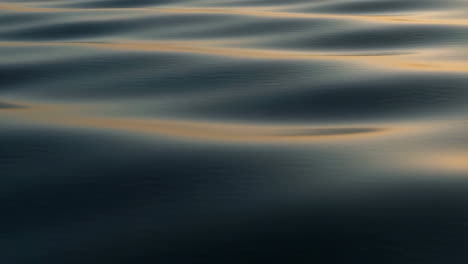 golden reflections on dark water ripples