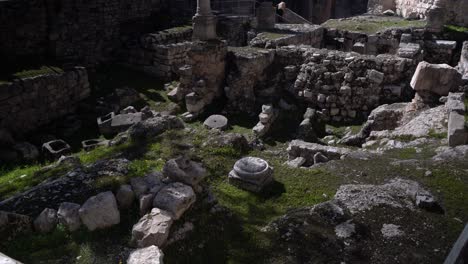 Pool-Von-Bethesda-In-Israel,-Biblische-Heilstätte