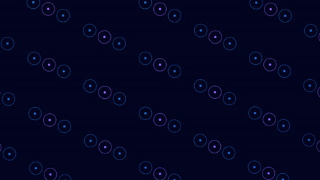 circular blue pattern on black background