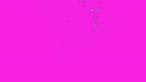 burbujas rosadas resumen