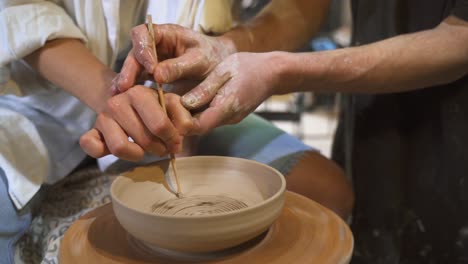 pottery class: hands-on bowl shaping