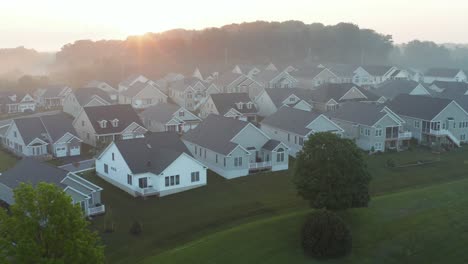 Homes-at-sunrise