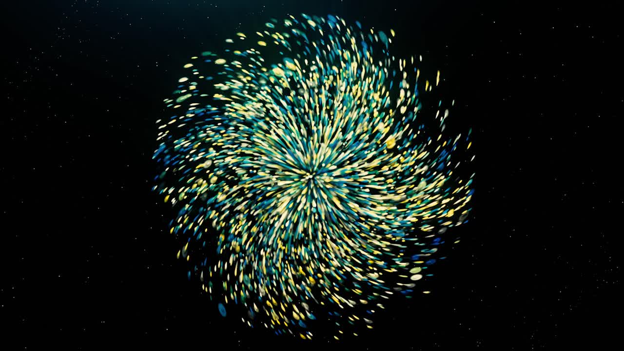 fondo de fuegos artificiales abstractos y coloridos