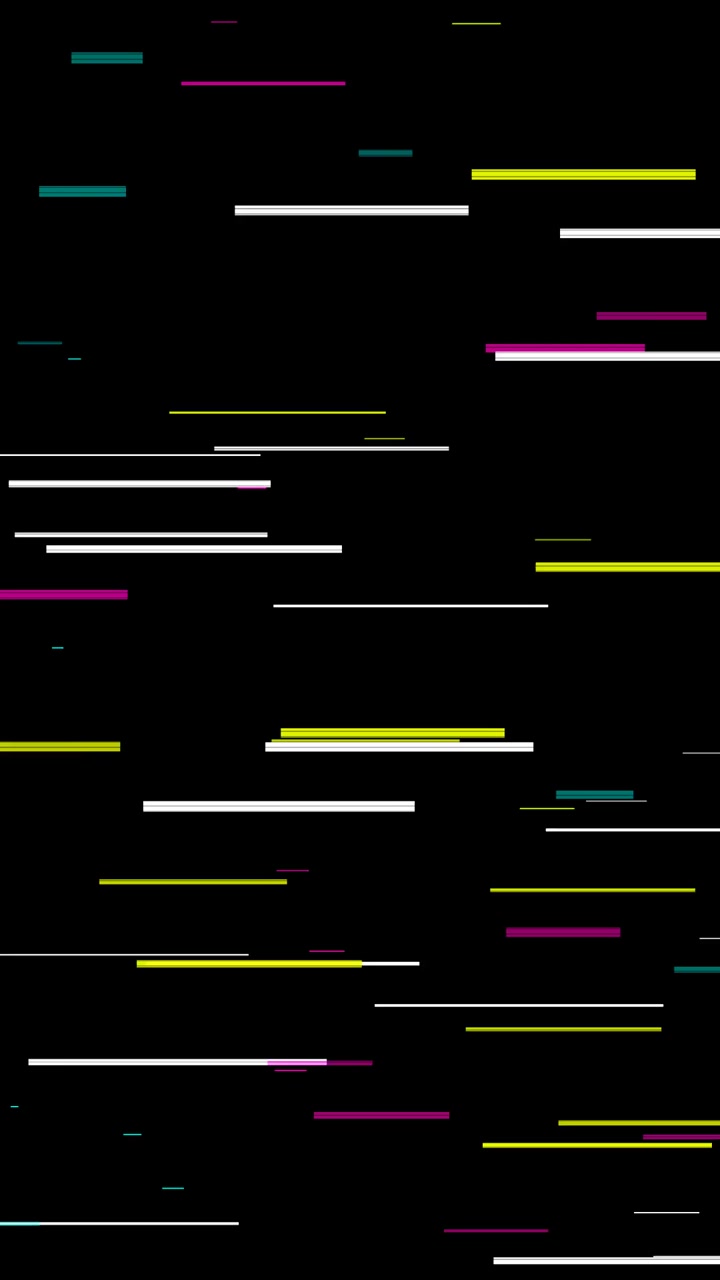 Sfondo astratto in movimento con linee glitch orizzontali colorate