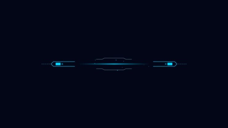Futuristic Digital HUD Interface Element Animation
