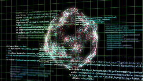 Animación-Del-Procesamiento-De-Datos-Digitales-Sobre-El-Mundo-De-Conexiones.