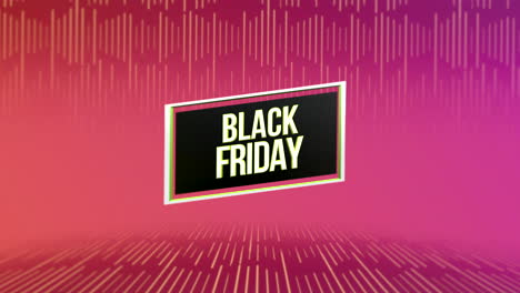 Black-Friday-text-on-red-geometric-pattern-with-gradient-lines
