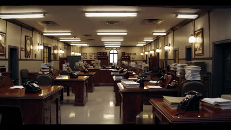 interiores de oficinas antiguas