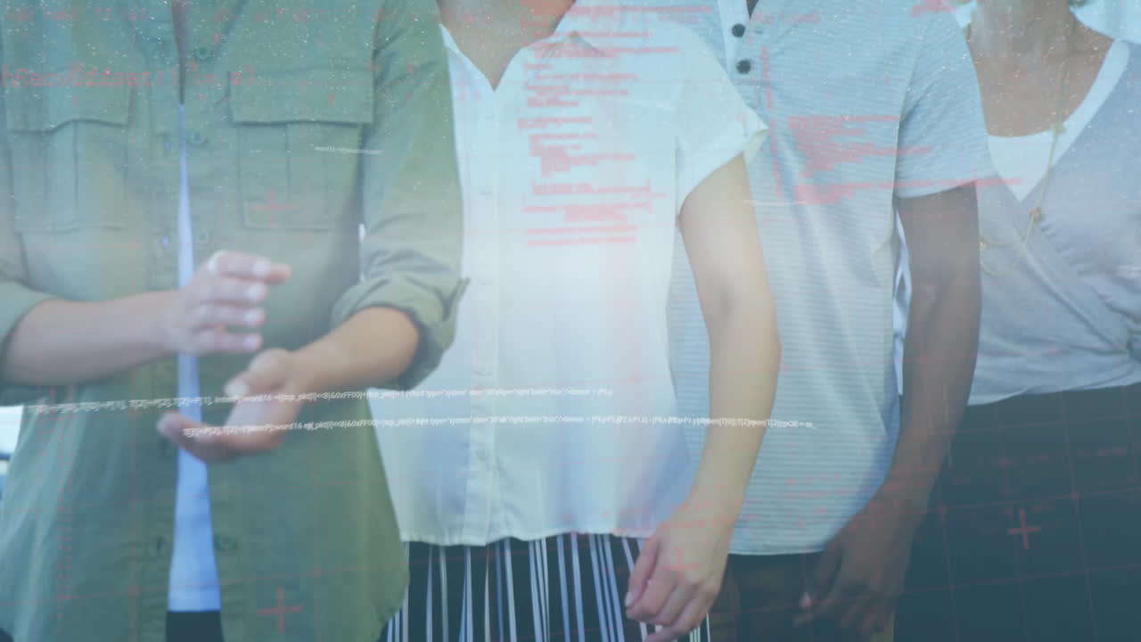 창의적인 사업가들에 대한 데이터 처리 애니메이션