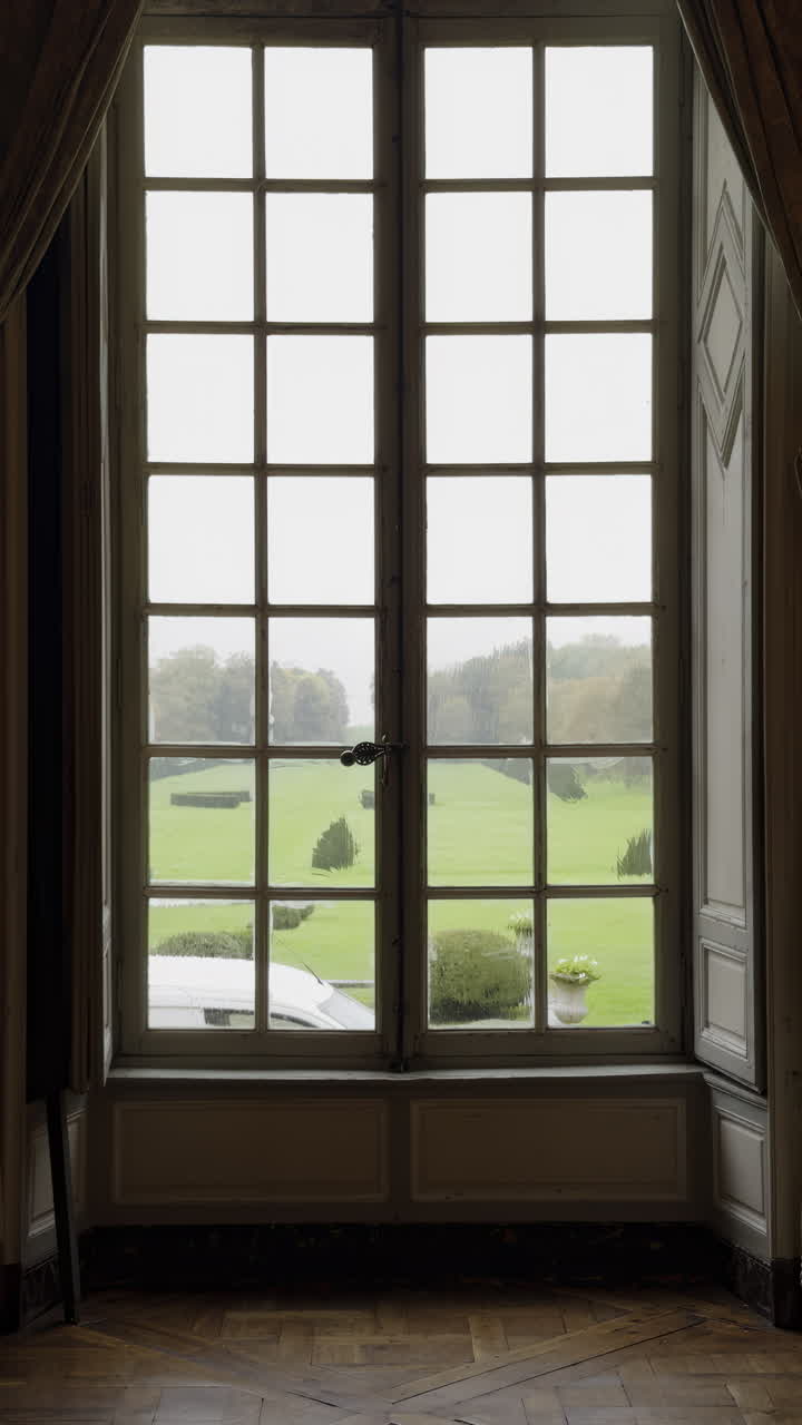 Large Window with a View of a Garden