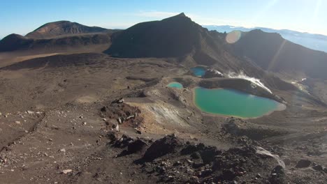 los lagos esmeralda y zona volcánica