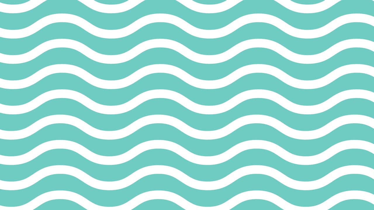 Cute seamless loop simple cyan wiggle background