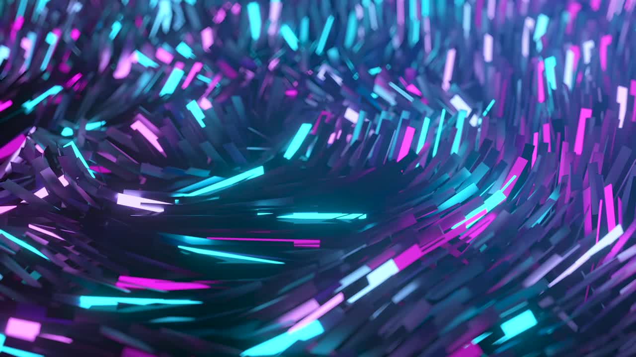 Abstraktní neonový geometrický vzor