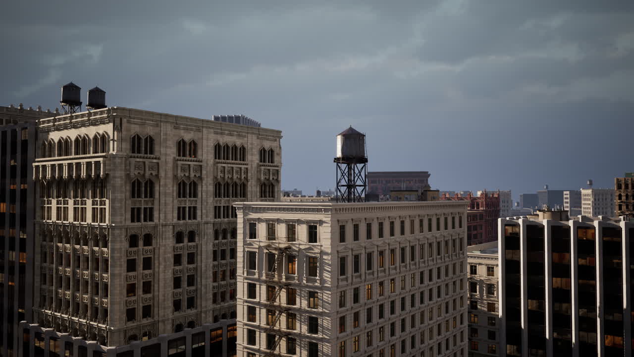 뉴욕 맨해튼의 미드타운의 스카이라인