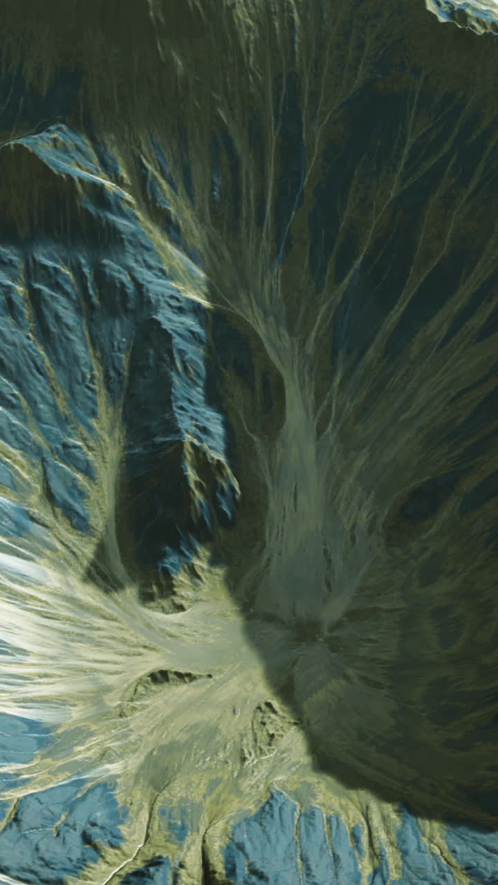 vista del paisaje del planeta alienígena