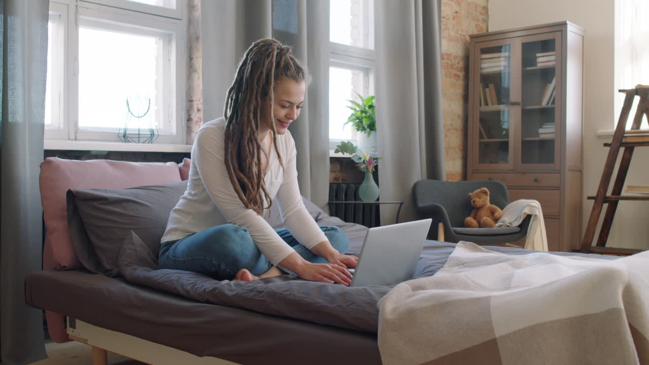 Female Freelancer Working At Home