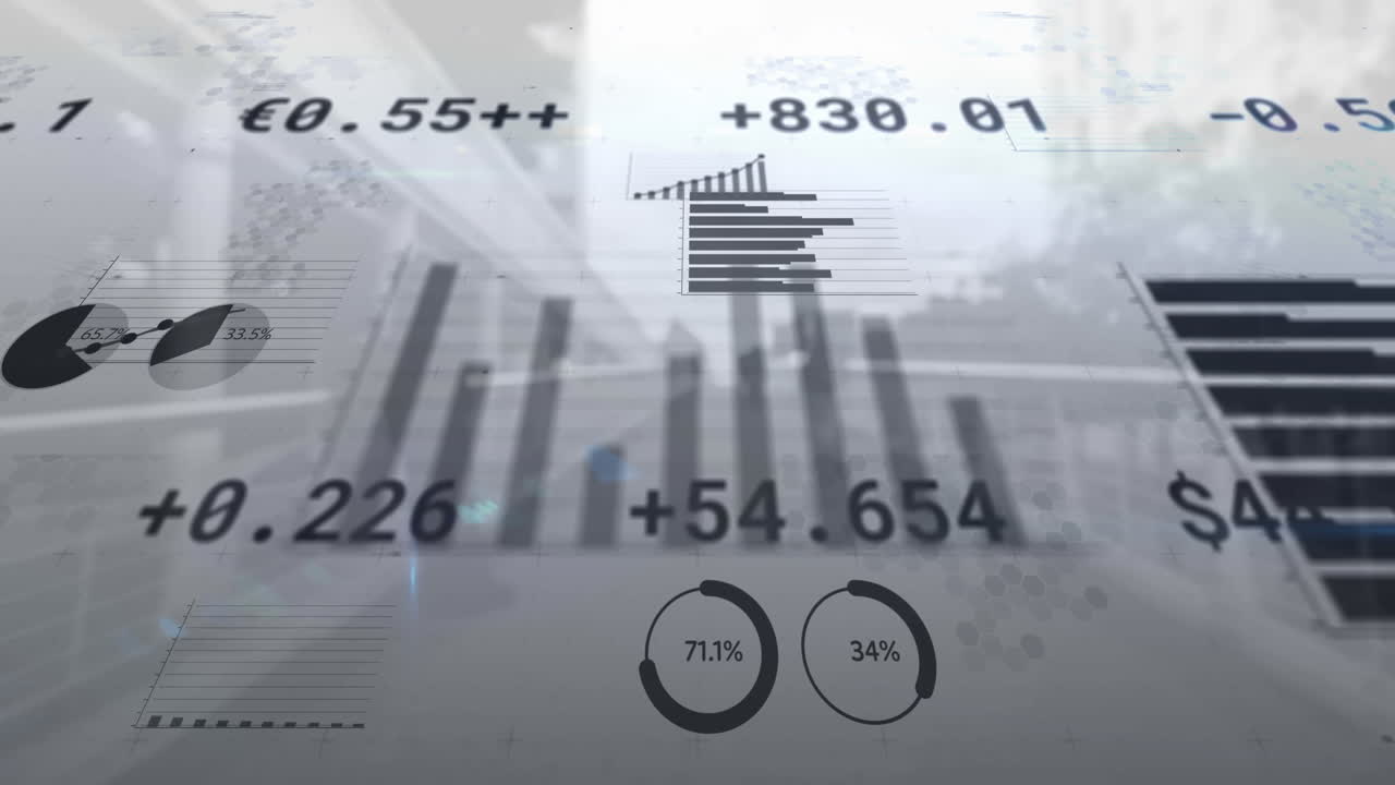 Animation of data processing over bridge