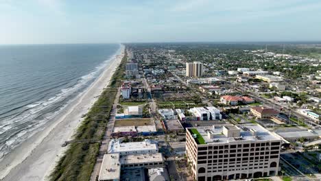 retiro aéreo lento de la playa de jacksonville, florida