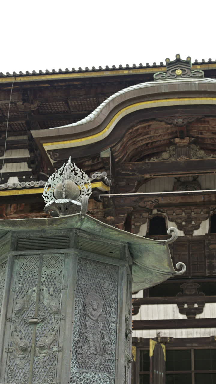 Explore the breathtaking architecture and serene beauty of Todai Ji Buddhist temple in Nara Japan with intricate designs and historic significance