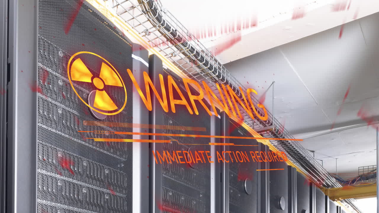 서버  ⁇ 에서 경고 텍스트와 기호의 애니메이션