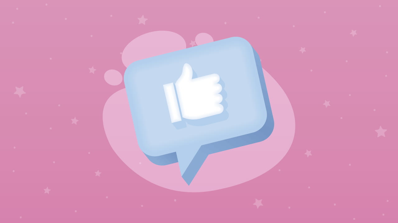 pulgar como en la burbuja de habla